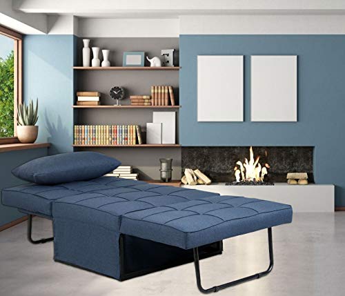Folding Sleeper Bed Foldable Ottoman Chair Bed with 4.8