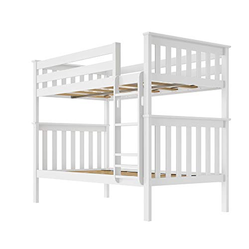 Max & Lily Bunk Bed, Twin, White