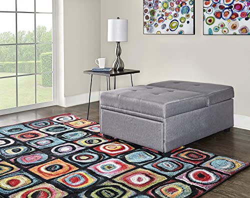 Powell Furniture Boone Convertible Sofa Bed Sofabed, 31.125