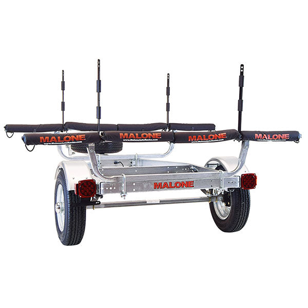 Malone MicroSport 4 Kayak Spare Tire Trailer Package