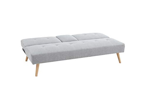 PROHIKER Futon Sofa Bed with Cup Holder, 3 Angle Adjustment Modes，Convertible Sectional Sofa ，Modern Polyester Fiber Fabric Combined Sofa，Comes with, Cup Holders, Cushions，Foldable Modular Sofa