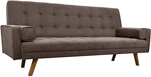 Homall Tufted Sofa Bed Sofabed, Brown
