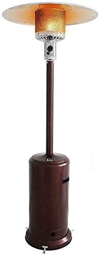 SunnyHome Modern 46,000 BTU Patio Heater, 7.5' Outdoor Patio Heater with Wheels, Heater for Your Lawn, Garden, Cafe, Restaurant (46000)