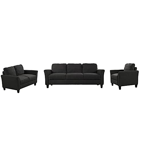 L-Shape Sofa 3 Piece Sofa Set 3 Piece Living Room Set Sofa Set Include Armchair Loveseat Couch