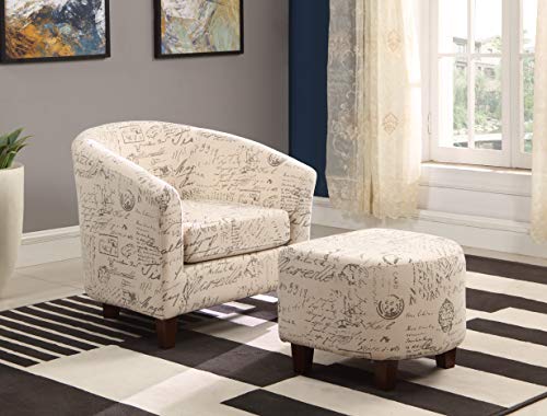 NHI Express Kaden Tub Chair with Ottoman Multi