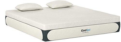 Classic Brands Cool Gel Memory Foam 14-Inch Mattress with 2 BONUS Pillows | CertiPUR-US Certified | Bed-in-a-Box, King