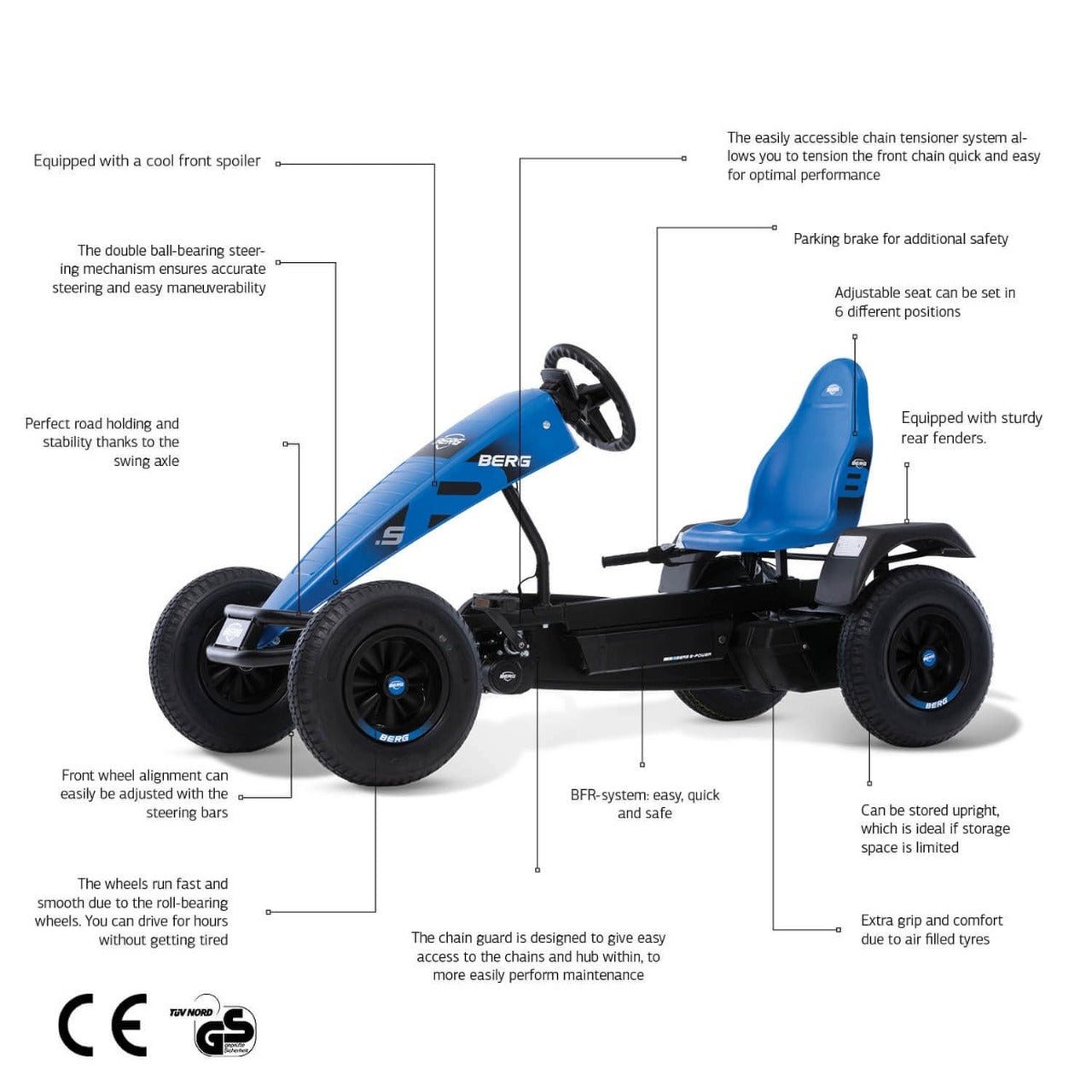Berg XL B.Super BFR Pedal Go-Kart