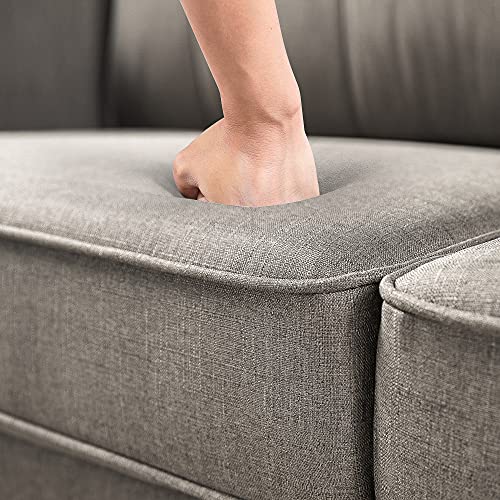 ZINUS Sayan Sofa Couch / Easy, Tool-Free Assembly, Sand Grey