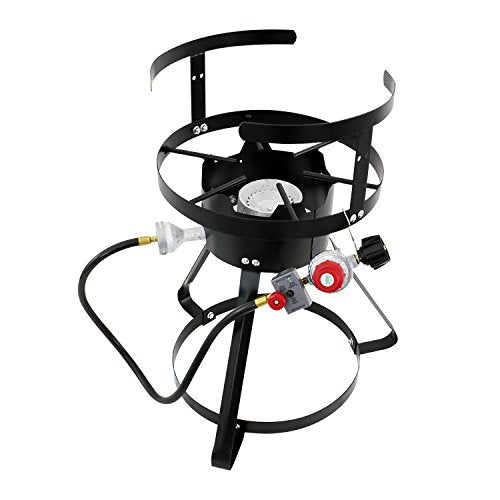 CHARD TFPD30A, Aluminum Fryer Pack with Spigot, Silver Cast Iron, 30 quart