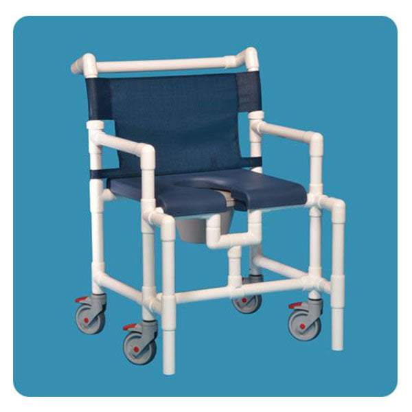 IPU Oversize Shower Commode Chair