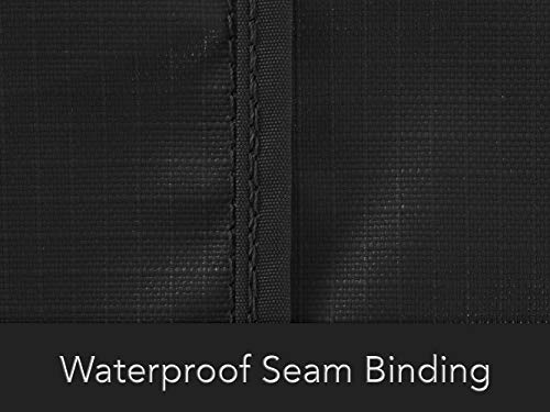 Covermates Island Grill Cover - Heavy-Duty Polyester, Weather Resistant, Mesh Vent, Grill and Heating-Ripstop Black