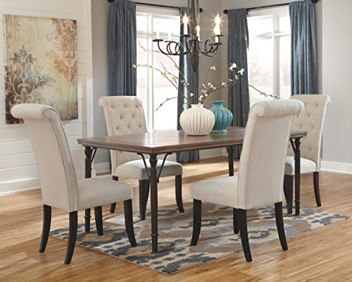 Signature Design by Ashley Tripton Dining Room Chair, Linen
