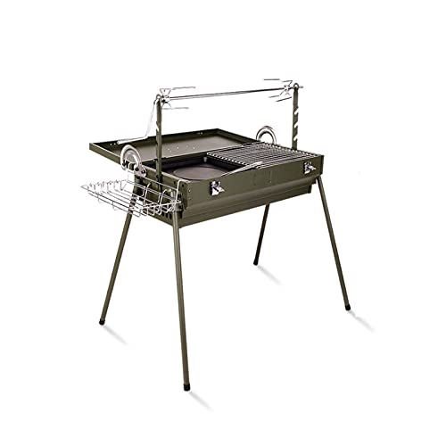 QIAOLI BBQ Grill Outdoor Portable Barbecue Grill Charcoal Barbecue Grill Multifunctional for Camping Barbecue Grill BBQ Stove