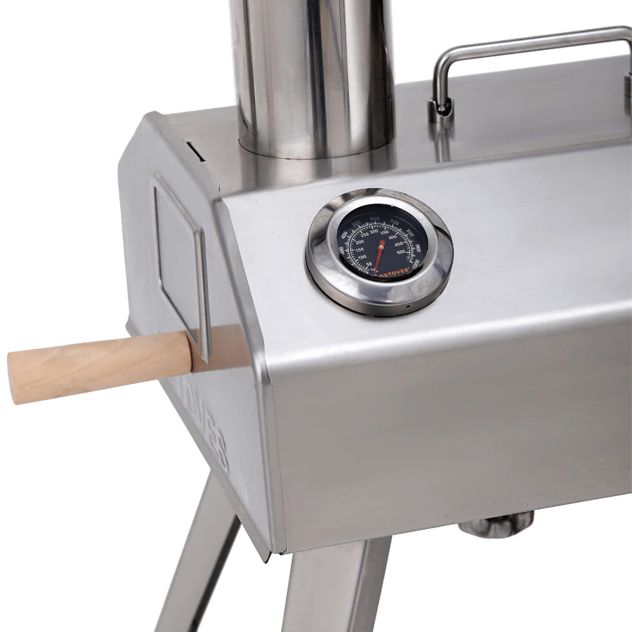 QStoves QUBESTOVE 12 Inch Rotating Pizza Oven And Stove New