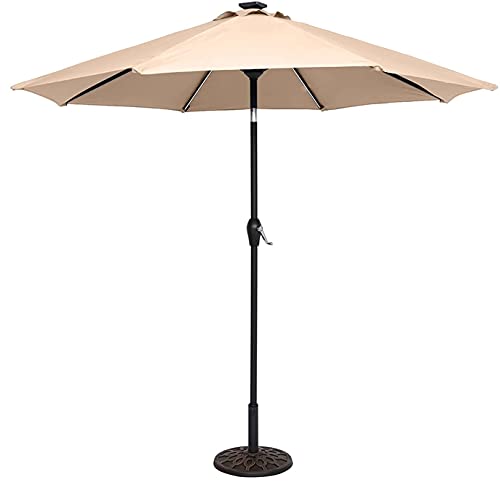 ンリアンに聞-花ラック Outside Umbrella for Patio Patio Umbrella Round Umbrella Waterproof Folding Sunshade Top Garden Beach Umbrellas Outdoor