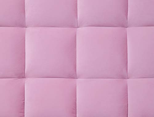 Acme Furniture Yolandi Sofas, Pink and Walnut
