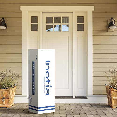 Full Mattress 12 Inch, Inofia Ergonomic Resilience Foam Mattress in a Box, Breathable Memory Foam Full Mattress for Pressure Relief & Cooler Sleeping, Medium Firm Feel, No-Risk 100-Night Trial