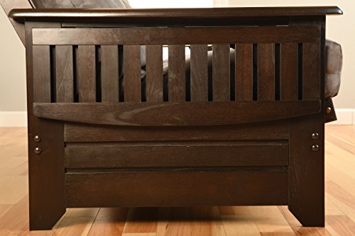 Kodiak Futons Phoenix Sofa bed, Full, Suede Navy