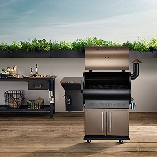 Z GRILLS Pellet Grill (ZPG-700D-Bonus#2)-Grill Cover, Stainless steal Tool sets, Grill Brush,ZGRILLS Aprons,Bucket Liners