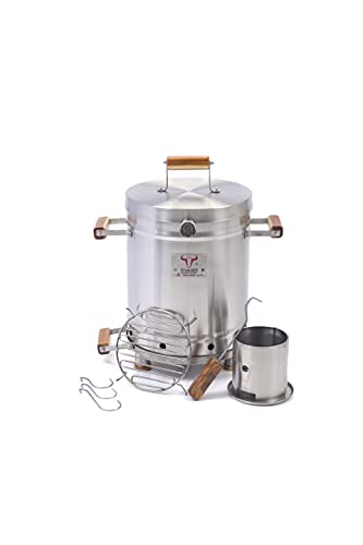 Steak and Beer Barrel Grill and Smoker 2 in 1 (Medium)