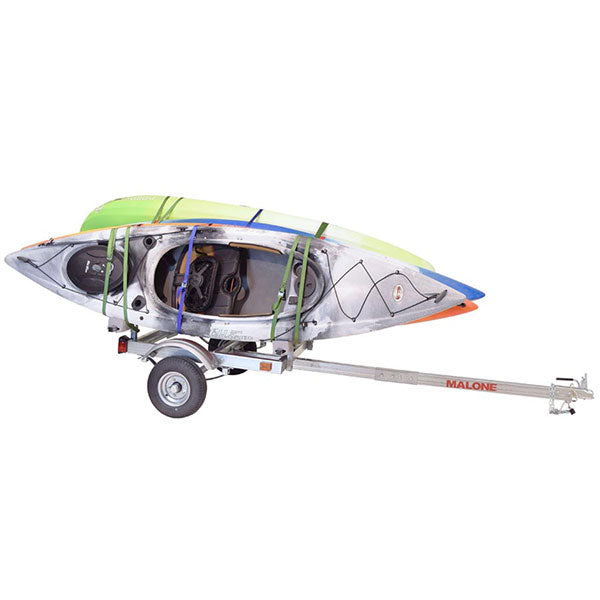 Malone EcoLight 4 Boat Stacker Kayak Trailer Package