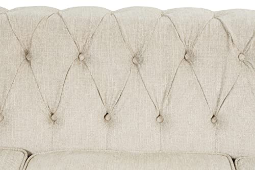 US Furnishing Express for Living Room, Sofas for Living Room Furniture Sets, Chair, Couch and Sofa 3 Pieces, Fabric, Beige (Chair)