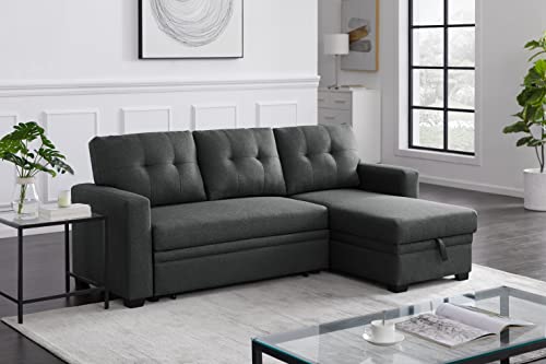 Devion Furniture Lenna Sofabed, Gray