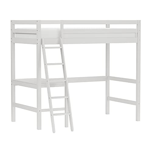 Hillsdale Caspian Twin Loft Bed, White