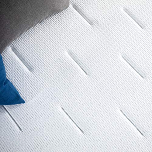 Mellow 14 Inch Olaf Gel Memory Foam Mattress with Cooling Fabric, Made in USA, CertiPUR-US Certified Non-Toxic Foams, Oeko-TEX Certified Eco Cover, Quilted Comfort Top, Queen (MLGM-14Q)