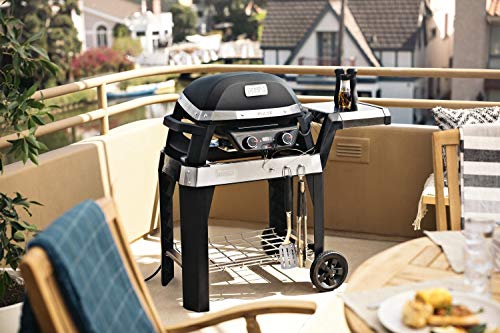 Weber 85012001 Pulse 2000 Cart Electric Grill, Black