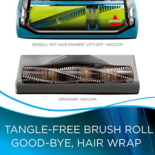 Bissell Pet Hair Eraser Lift Off Bagless Upright Vacuum, 20874, Blue