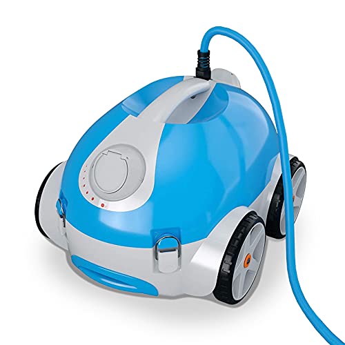 Automatic Pool Cleaner - Robotic In-Ground/Above Ground Pool Cleaner with Wall Climbing Function, Large Filter Basket, and Tangle-Free Cord Up to 50 Feet