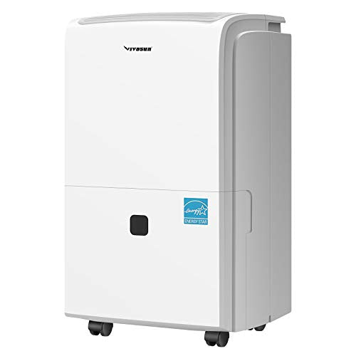 VIVOSUN 4,500 Sq. Ft. Dehumidifier Energy Star Rated for Home Basement Bedroom with Draining Hose, Auto-Defrost, & Auto-Restart