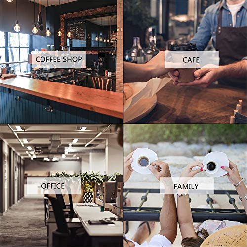 Hanchen Super Automatic Espresso Machine Fully Automatic Cappuccino Latte Americano Maker Dual Color Screen 5” Touch Screen 19 Bar 1.8L One Touch Automatic Coffee Maker