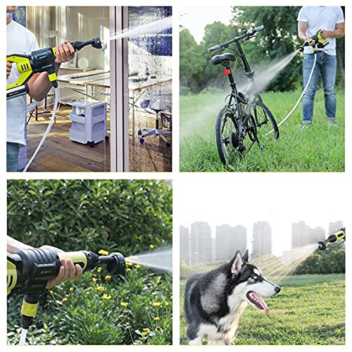 ADGH 180W Handheld Wireless Pressure Washer Wireless Automobiles Wash Gun High Pressure Car Washer Snow Foam Water Power Cleaner Multifunctional Nozzle