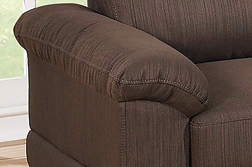 Bobkona Sectional Sofa Set Coffee