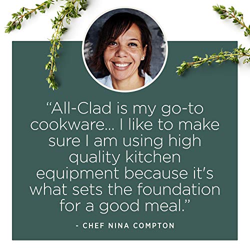 All-Clad Brushed D5 Stainless Cookware Set, Pots and Pans, 5-Ply Stainless Steel, Professional Grade, 10-Piece - 8400001085