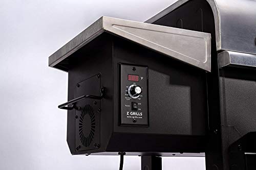 Z GRILLS Wood Pellet Grill & Smoker 8 in 1 Pellet Smoker with 600sq in Cooking Area,2020 New Temperature Control System Smoker ZPG-6002E
