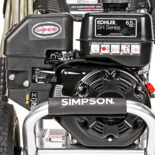 Simpson Cleaning ALH3225 Aluminum Gas Pressure Washer Powered by Kohler HS265 3200 PSI at 2.5 GPM