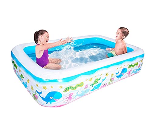 Wgo Inflatable Pool, Hesung Family Swimming Pool for Kids, Toddlers, Infant, Adult, 83