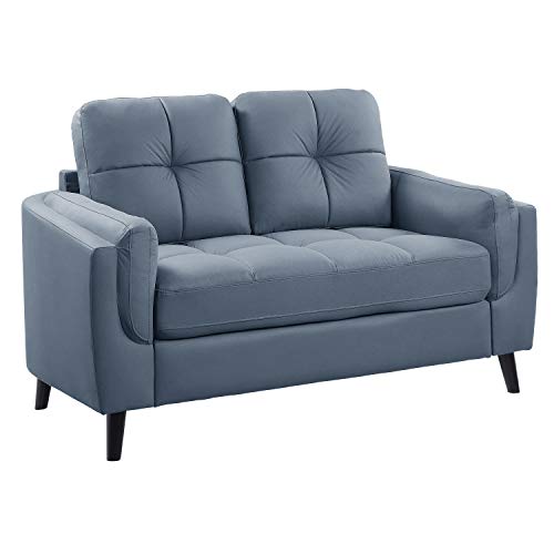 Lexicon Harrisburg Living Room Loveseat, Blue