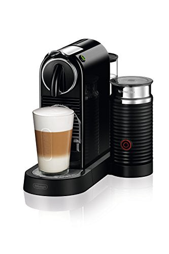 Nespresso Citiz Coffee and Espresso Machine by DeLonghi with Aeroccino, Black