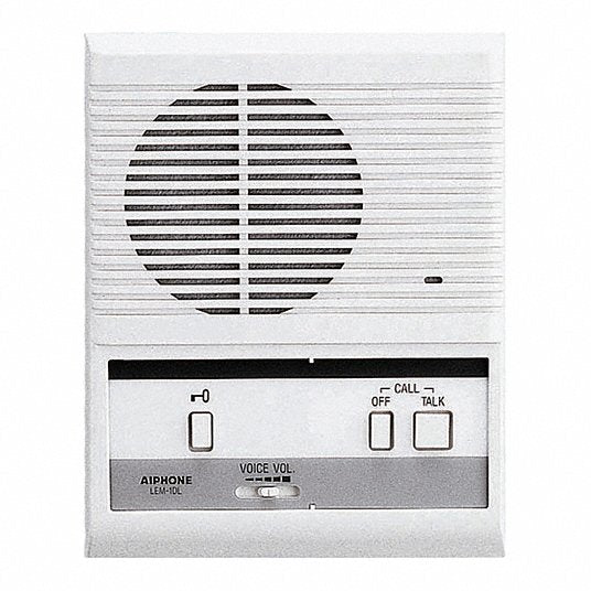 Audio Master Station: 2 1/8 in Ht, 7 1/16 in Wd, 5 5/8 in Dp, 2 1/8 in Door Station Ht