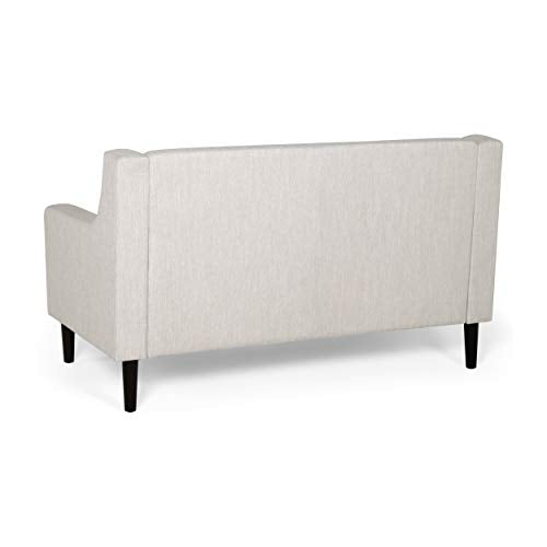 Christopher Knight Home Harva Love Seats, Beige, Dark Brown