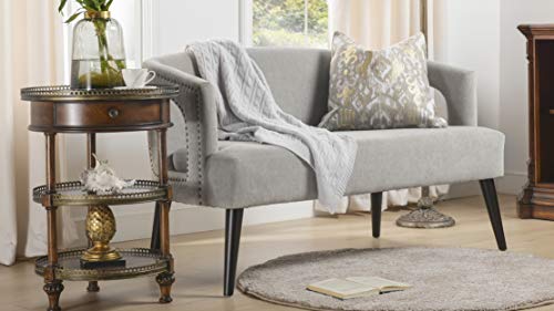 Sandy Wilson Home Milo Sofas, Silver Grey