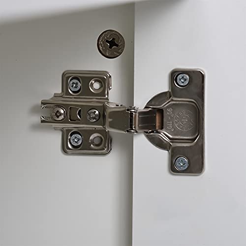 Hall Tree Wood Entryway Hall Tree with Storage Bench ,Entryway Bench with Coat Rack , Narrow Hall Tree with 4 Hooks and 2 Shelves ,Perfect for Entryway, Dorm Room, Apartment,White