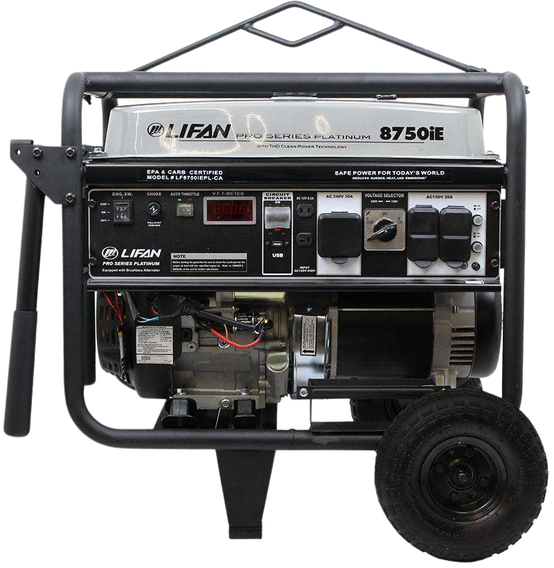 Lifan LF8750iEPL-RV Pro Series 8000W/8750W Electric Start Generator New