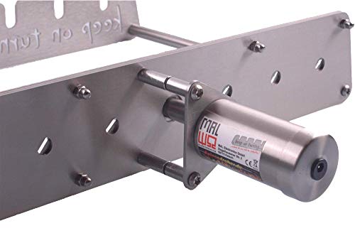 Keep on Turning 10 Skewer Kabob Kebab Shish Automatic Rotating Rotisserie Grill Rack Attachment Stainless Steel incl. 10 Skewers