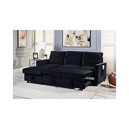 Lilola Home LHF-89331 Sectional, Black