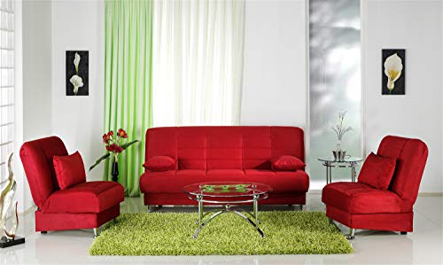 Istikbal Vegas Sofa Sleeper - Rainbow Red